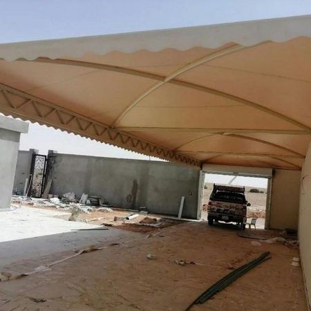 اصلاح مظلات كراج مقوسة بتثبيت آمن بجدةبحي النهضة