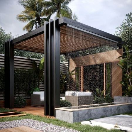 أفضل أفكار تصميم مجالس وجلسات خارجية للمنازل والأسطح حي أبحرالجمل بجدة 